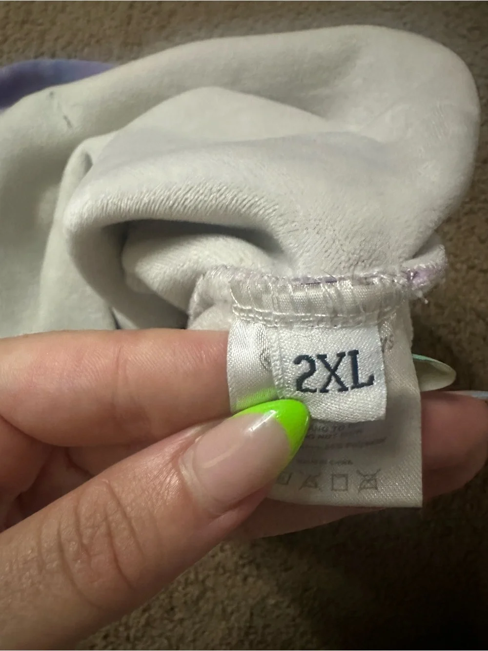 Spark Paws 2XL Tie-Dye Hooded Pet Sweater in Pastel Teal & Lavender